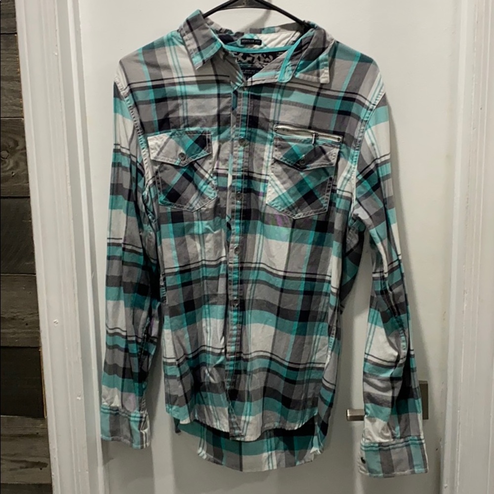 Guess Button Down